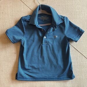 Vineyard Vibes Blue Polo 3t